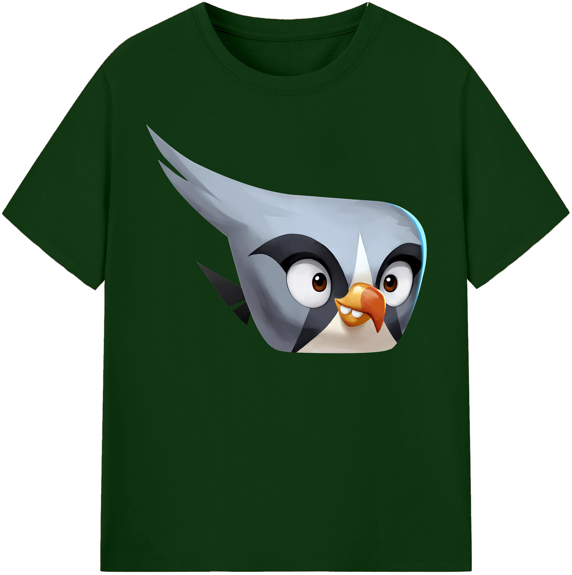 （画像用） Angry Birds アングリーバード 綿100％半袖Tシャツ（フロントプリント）